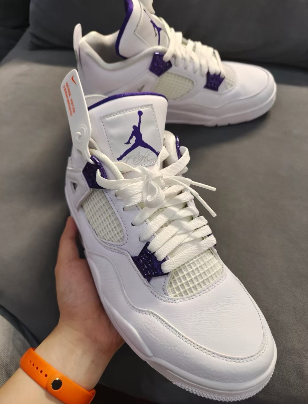 Air Jordan 4 Retro Metallic Purple CT8527-115 review Margherita