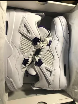 Air Jordan 4 Retro Metallic Purple CT8527-115 review Sam Gabrielle