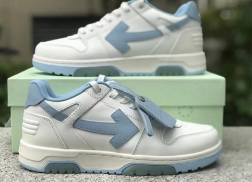 OFF-WHITE Out Of Office OOO 30 MM Low Tops White Light Blue  OMIA189 C99LEA00 10145 review 