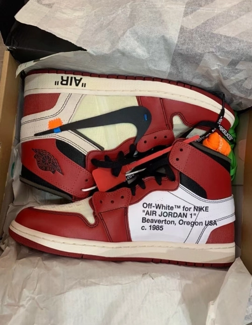 Air Jordan 1 Retro High Off-White Chicago AA3834-101 review 