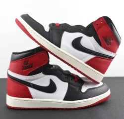 Air Jordan 1 Retro Black Toe (2016) 555088-125  review Yeyo