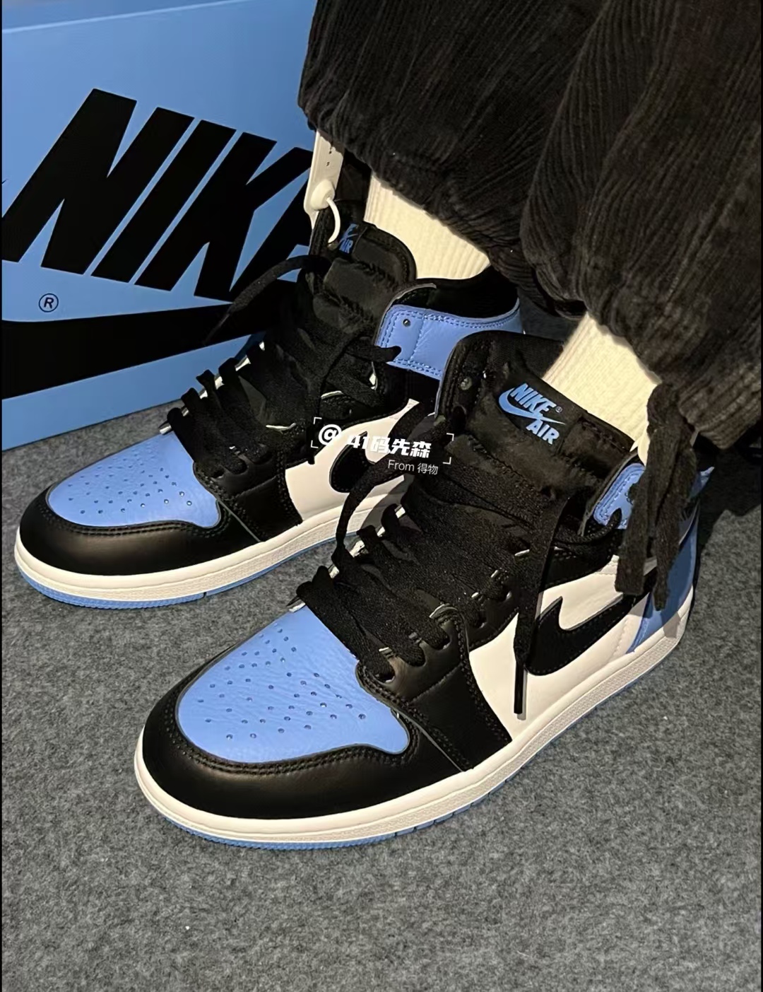  Air Jordan 1 High OG “UNC Toe” DZ5485-400 review KAI COURTNEY