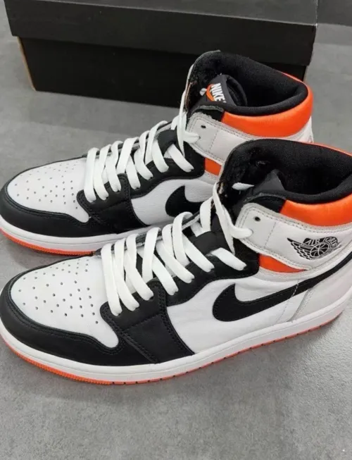 Air Jordan 1 Retro High Electro Orange 555088-180  review 
