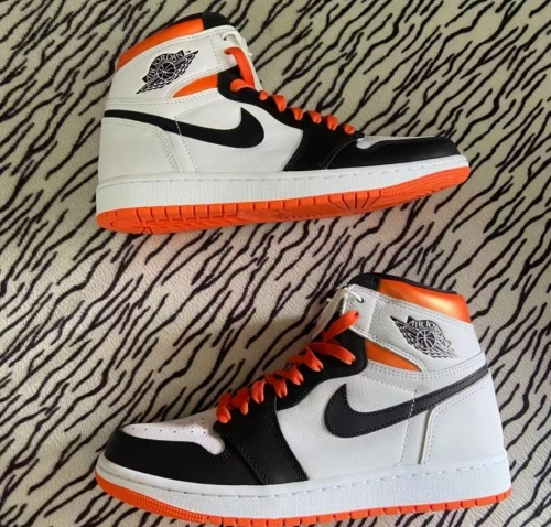 Air Jordan 1 Retro High Electro Orange 555088-180  review 