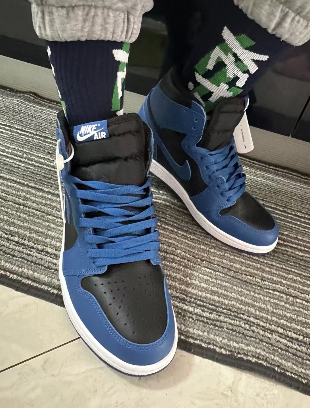 Air Jordan 1 Retro High OG Dark Marina Blue 555088-404  review Katerina