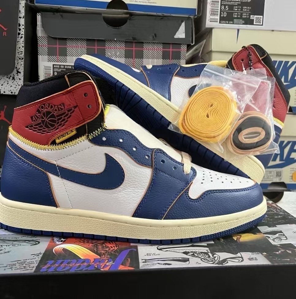 Air Jordan 1 Retro High Union Los Angeles Blue Toe  BV1300-146 review Allen