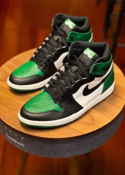 Air Jordan 1 Retro High Pine Green (GS) 575441-302 review Trent