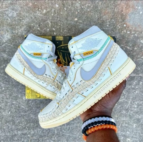 Union x Air Jordan 1 High OG “Woven” FD2565-100 review 