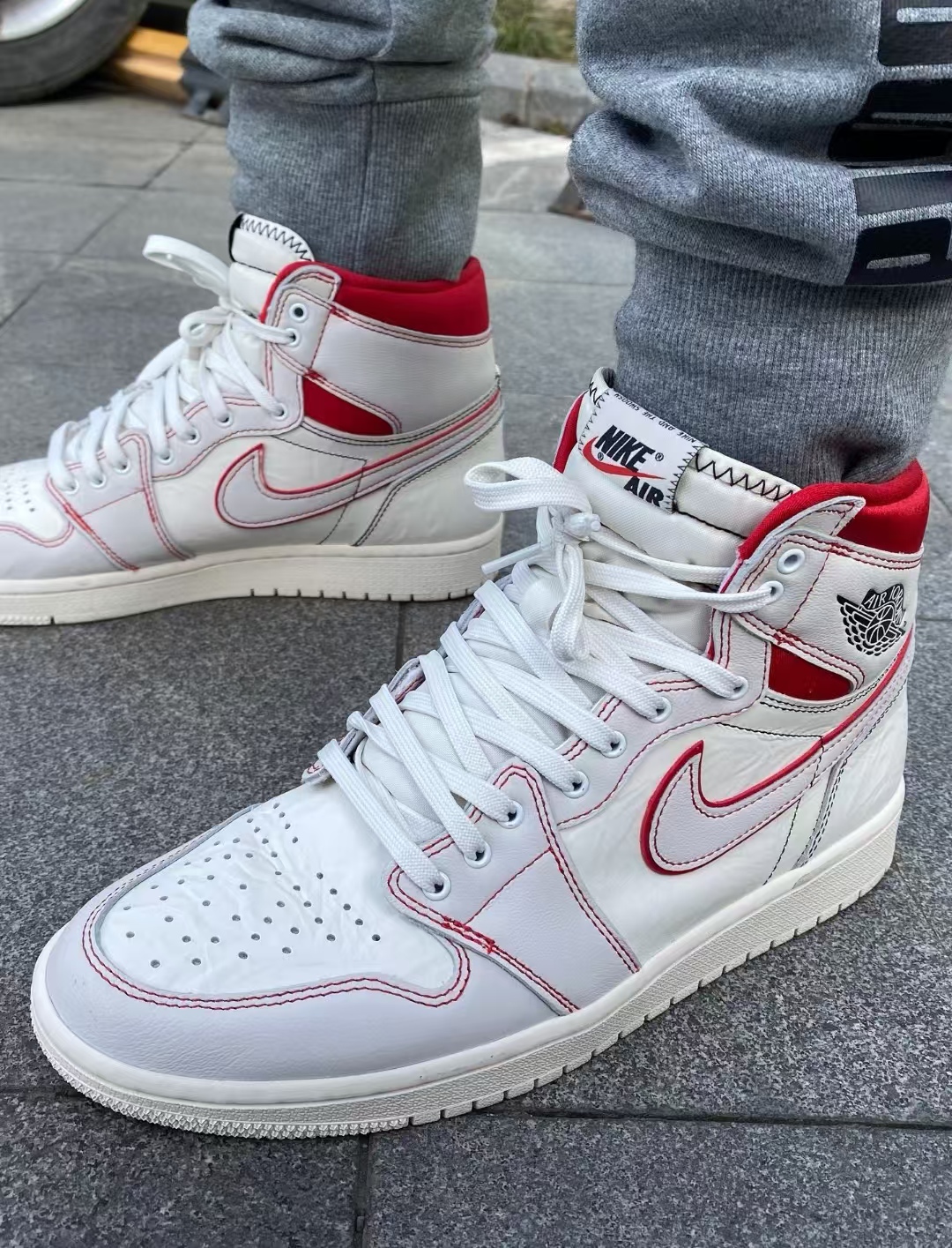 Air Jordan 1 Retro High Phantom Gym Red 555088-160 review Sinton