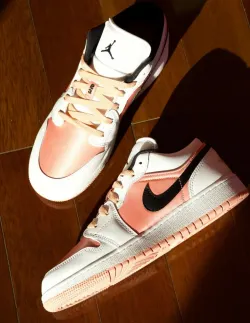 Air Jordan 1 Low White Light Madder Root (GS) DM8960-801  review Cameron Avery 01