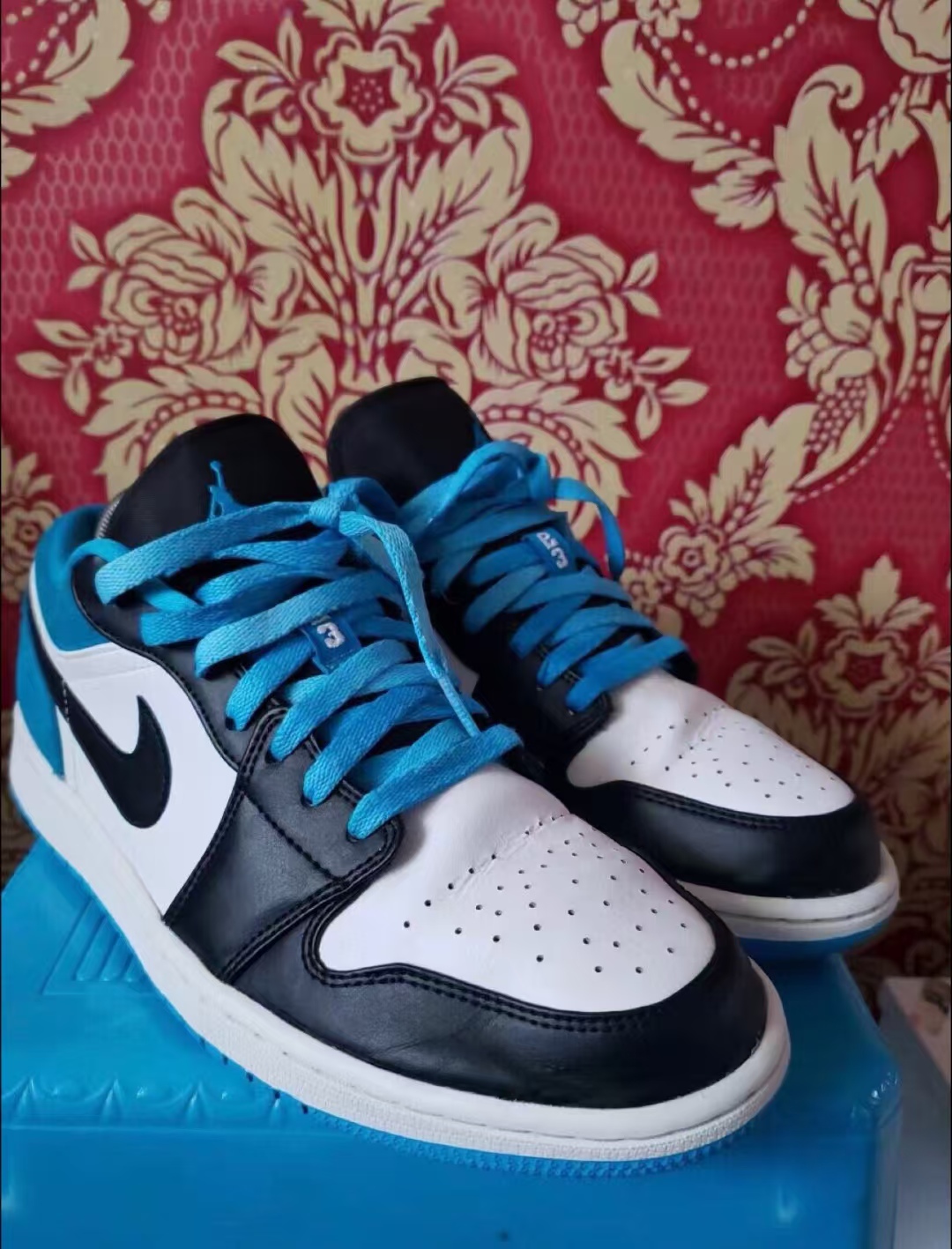 Air Jordan 1 Low Laser Blue (GS) CT1564-004 review Wyatt Amelia 00