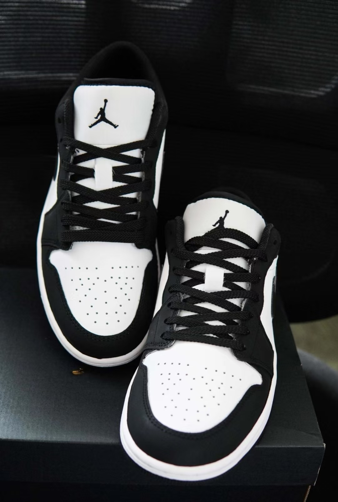 Air Jordan 1 Low New Black and White Panda 553558-001 review Carson Isabel