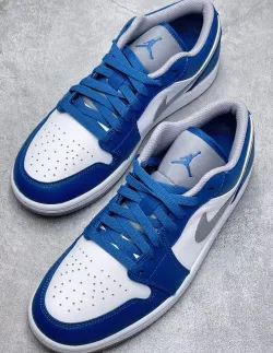 Air Jordan 1 Low True Blue 553558-412  review Ricardo 01