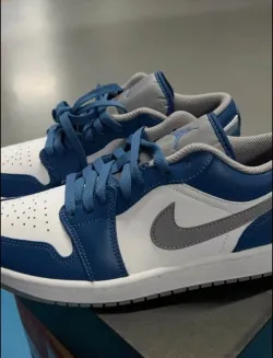 Air Jordan 1 Low True Blue 553558-412  review Raúl 02