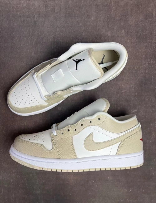 Air Jordan 1 Low SE Sail Rattan University Red  FB7168-121 review 