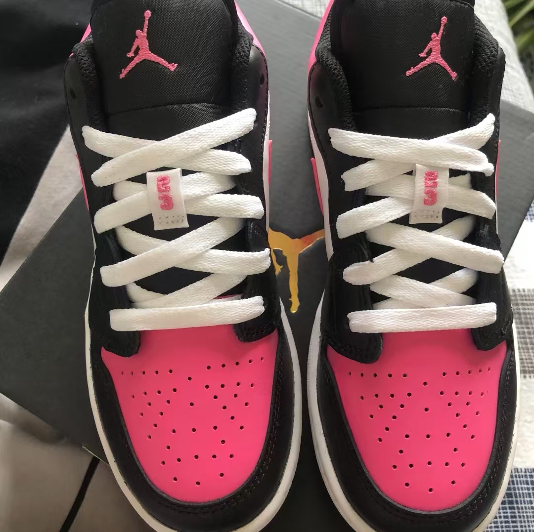 Air Jordan 1 Low Pinksicle (GS)  554723-106  review Junot