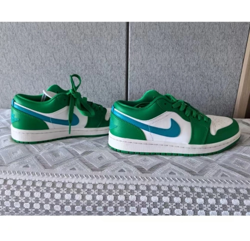 Air Jordan 1 Low Lucky Green Aquatone (Women's) DC0774-304 review 