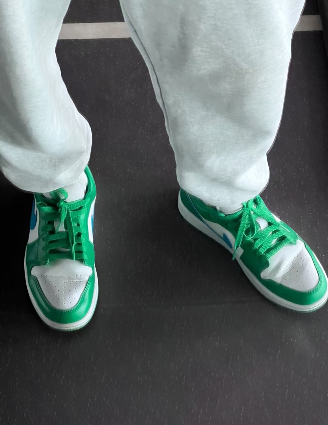 Air Jordan 1 Low Lucky Green Aquatone (Women's) DC0774-304 review Rivas