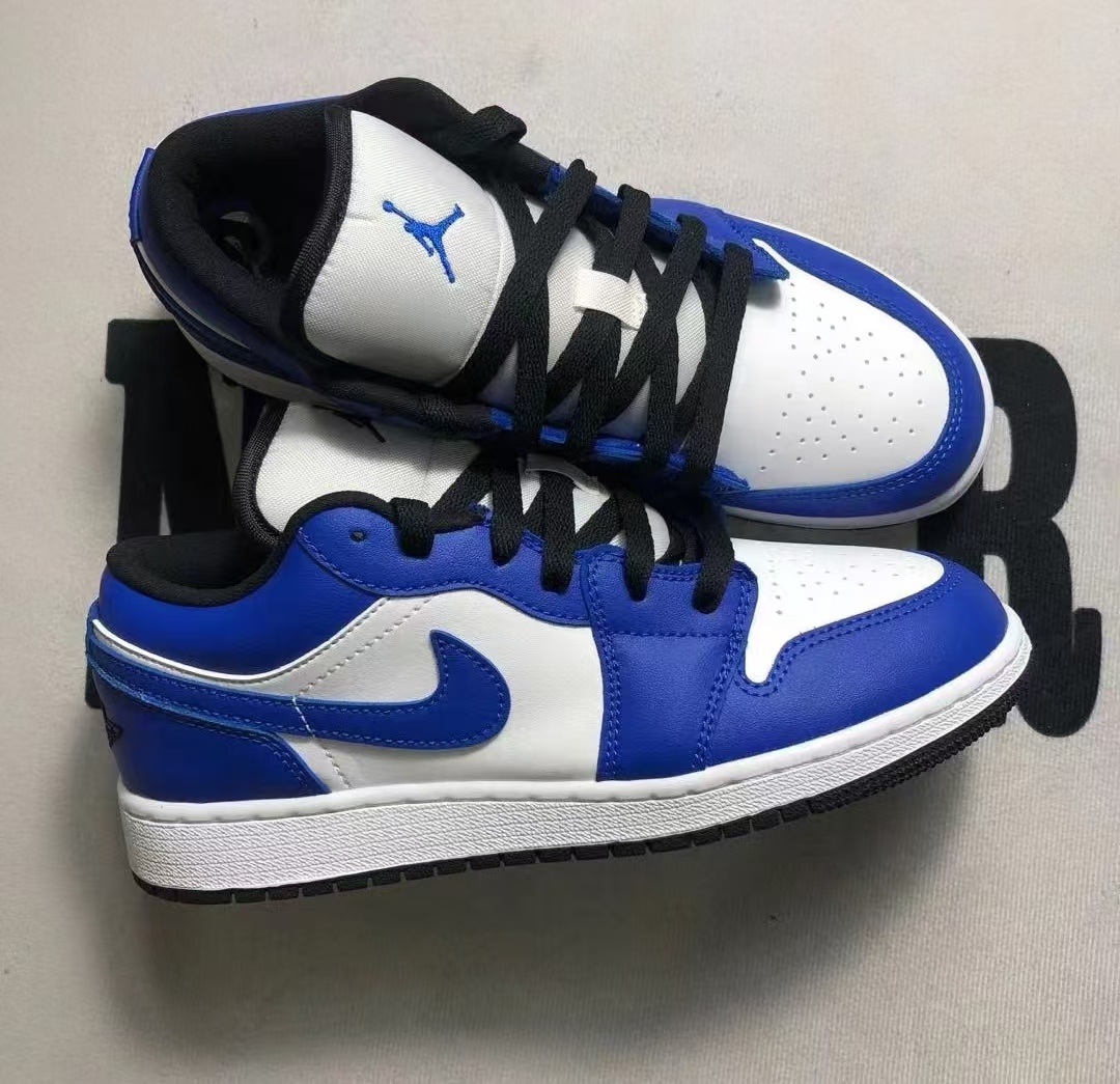 Air Jordan 1 Low Game Royal (GS) 553560-124  review Kai