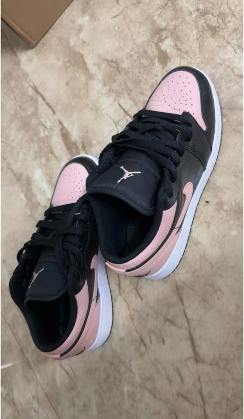 Air Jordan 1 Low Crimson Tint (GS) 553560-034 review 