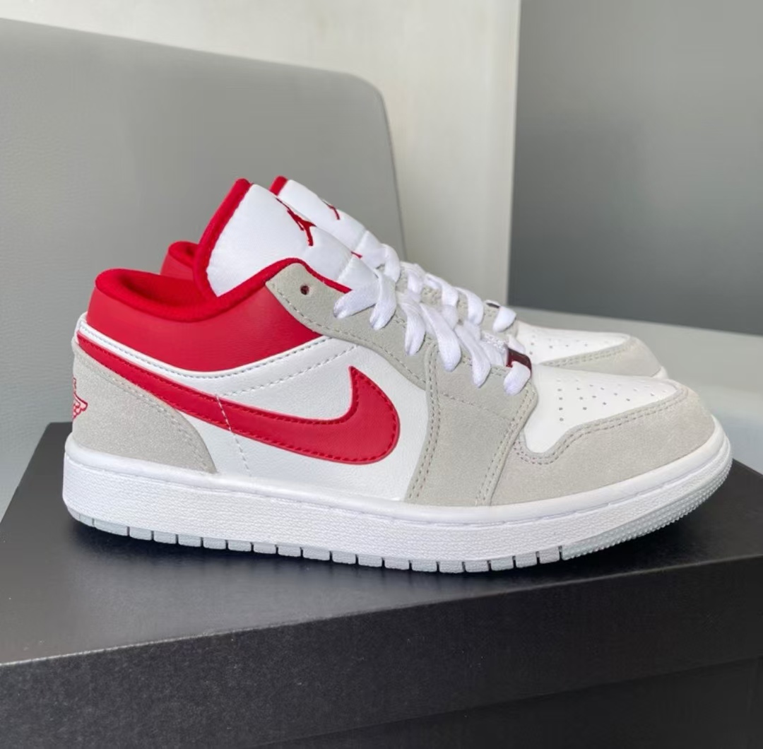 Air Jordan 1 Low SE Light Smoke Grey Gym Red  DC6991-016 review Mahmoud 00