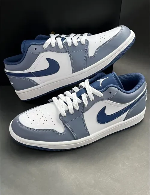 Air Jordan 1 Low Ashen Slate 553558-414  review 