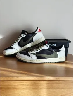 Air Jordan 1 Retro Low OG SP Travis Scott Olive (Women's) DZ4137-106  review Corey
