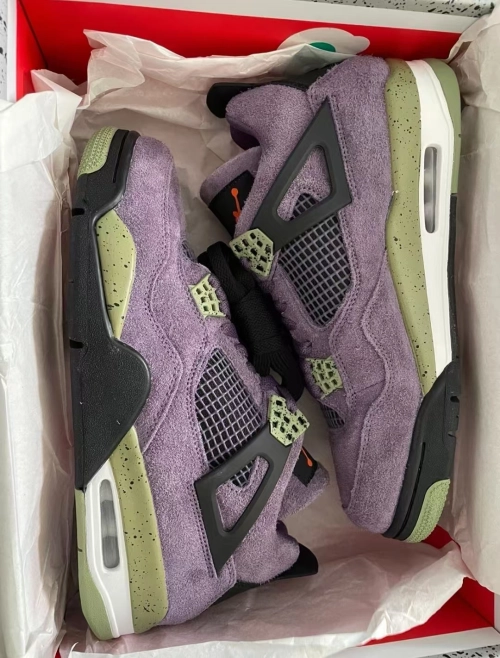 Jordan 4 Retro Canyon Purple (Women's) AQ9129-500 review 