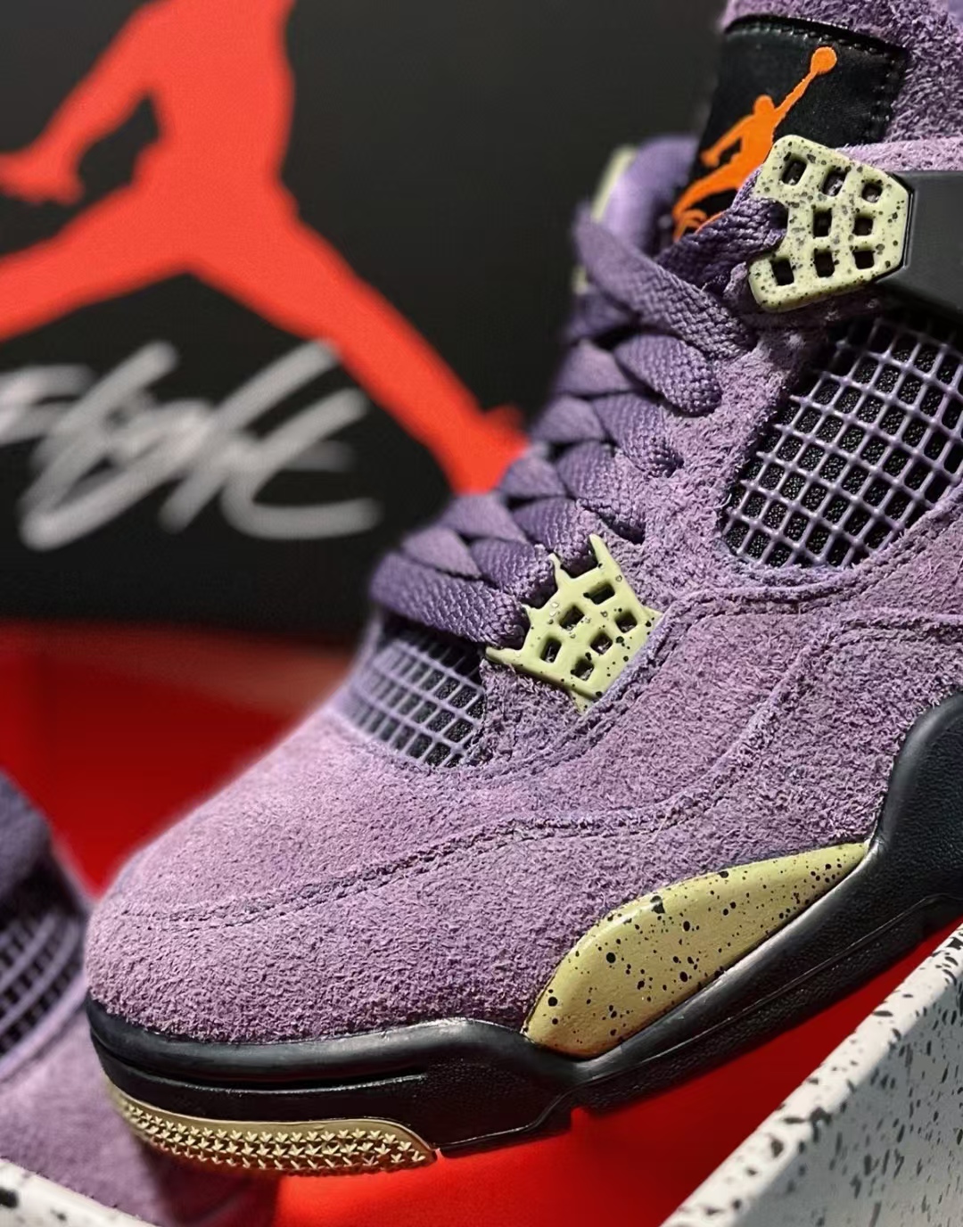 Jordan 4 Retro Canyon Purple (Women's) AQ9129-500 review Kristin 01