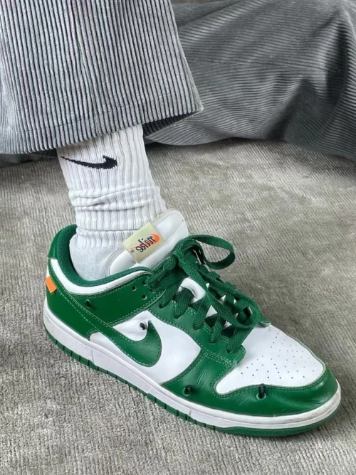 Nike Dunk Low Off-White Pine Green CT0856-100 review 