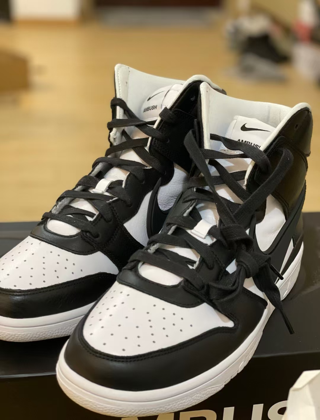Nike Dunk High AM BUSH Black White CU7544-001 review Dubem