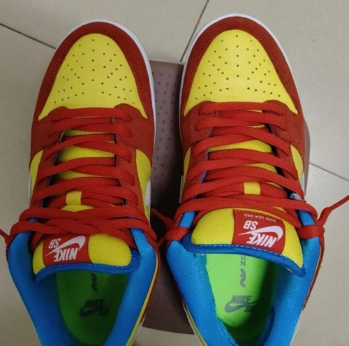 Nike SB Dunk Low Pro Bart Simpson BQ6817-602 review 