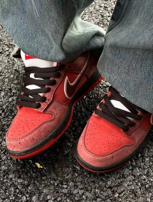 Nike SB Dunk Low Concepts Red Lobster 313170-661 review 