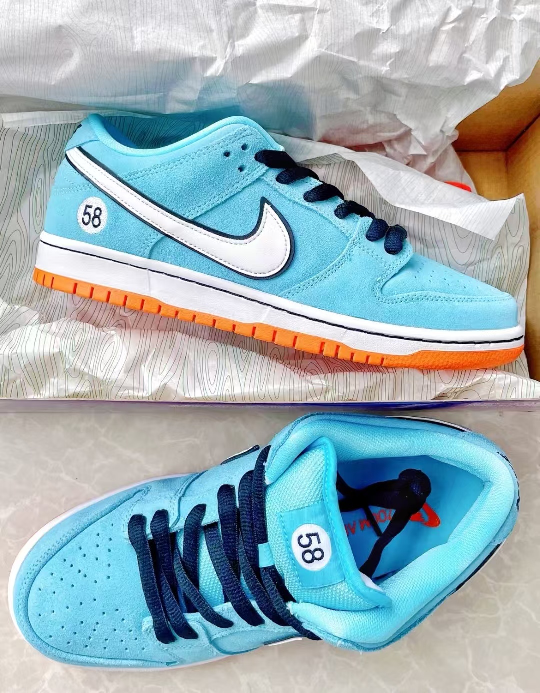 Nike SB Dunk Low Club 58 Gulf BQ6817-401 review Josep