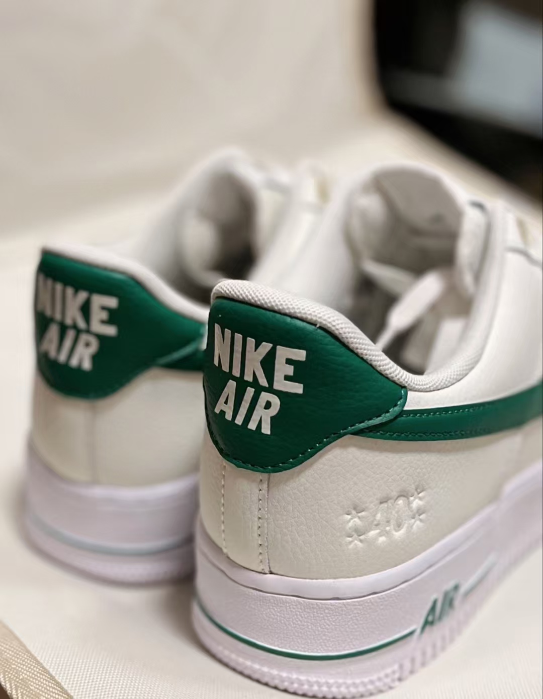 Nike Air Force 1 Low '07 SE 40th Anniversary Edition Sail Malachite (Women's)  DQ7582-101 review Ellie 01