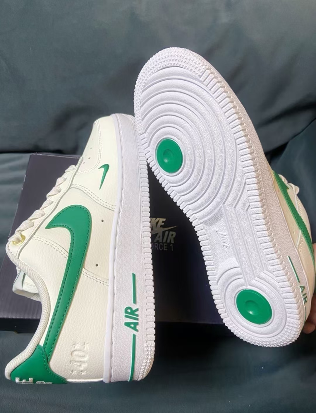 Nike Air Force 1 Low '07 SE 40th Anniversary Edition Sail Malachite (Women's)  DQ7582-101 review Ander 02