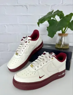 Nike Air Force 1 Low '07 SE 40th Anniversary Edition Sail Team Red (Women's) DQ7582-100 review Lex 01