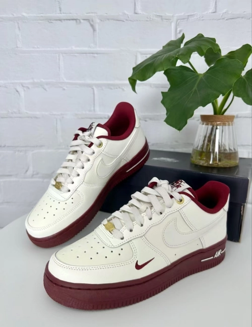 Nike Air Force 1 Low '07 SE 40th Anniversary Edition Sail Team Red (Women's) DQ7582-100 review 