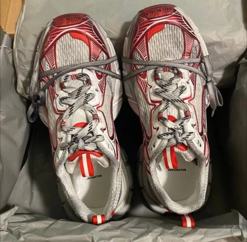Balenciaga White Red 734734 W3XL2 9060 review 