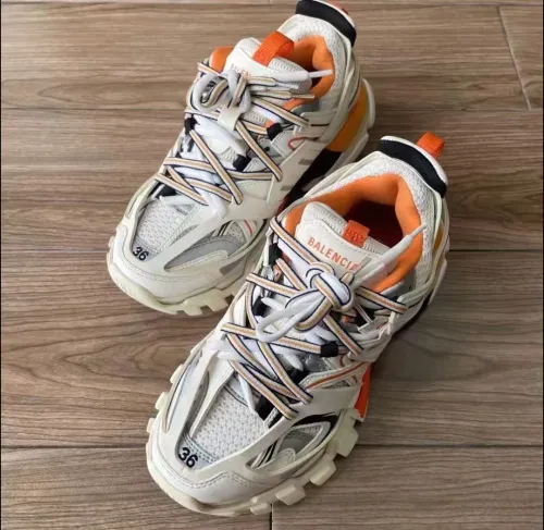  Balenciaga Tess S. White Orange Black 542436 W1GB1 9059 review 