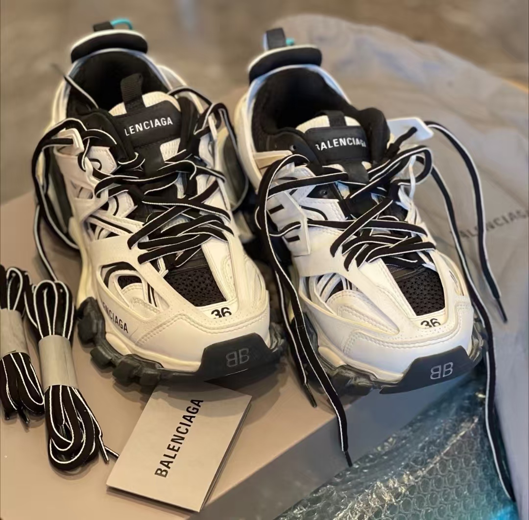 Balenciaga Tess S.Black And White 542436 W3NH3 7261  review Iekika