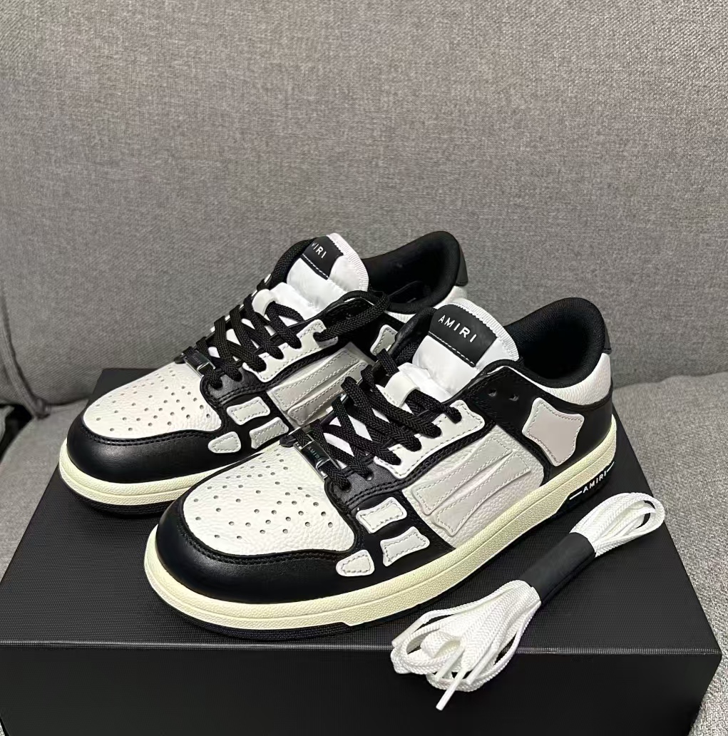 AMIRI MA-1 Skel Top Low White Black White MFS002-004 review Jade