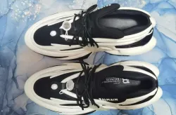 Balmain Unicorn Low-Top Black White AM1VJ309KNOC review Braxton 02