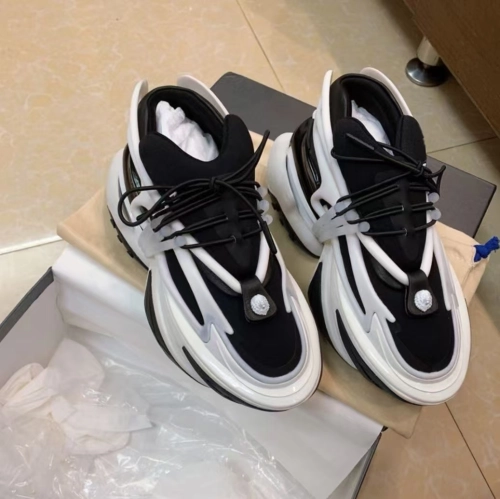 Balmain Unicorn Low-Top Black White AM1VJ309KNOC review 