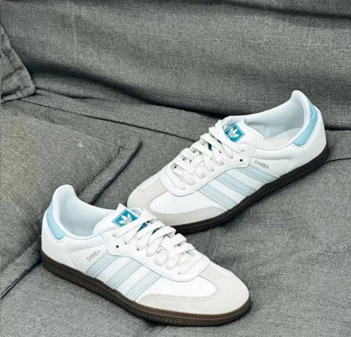 adidas Samba OG White Halo Blue  ID2055  review 