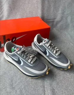 Nike LD Waffle sacai CLOT Kiss of Death 2 Cool Grey DH3114-001 review DH3114-001 02