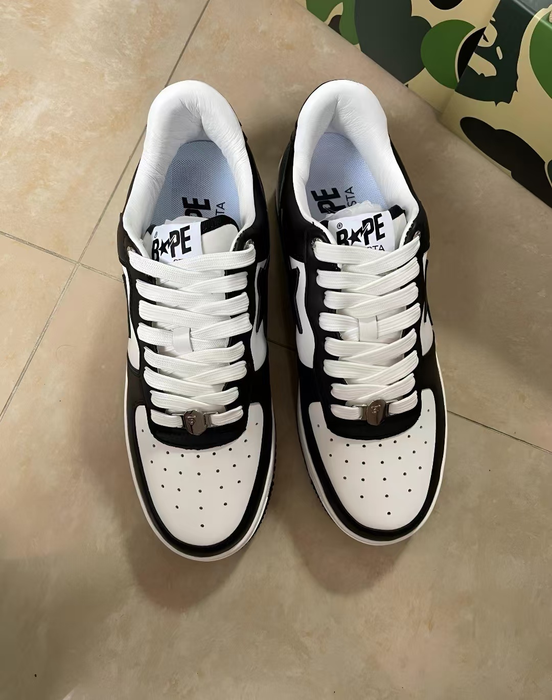 A Bathing Ape Bape Sta Low Black 001FWH701001-BLK review Maryam 01