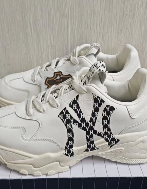 Giày MLB Chunky Liner Yankees Monogram 'White  32SHCMQ11  review 