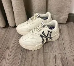 Giày MLB Chunky Liner Yankees Monogram 'White  32SHCMQ11  review Macy