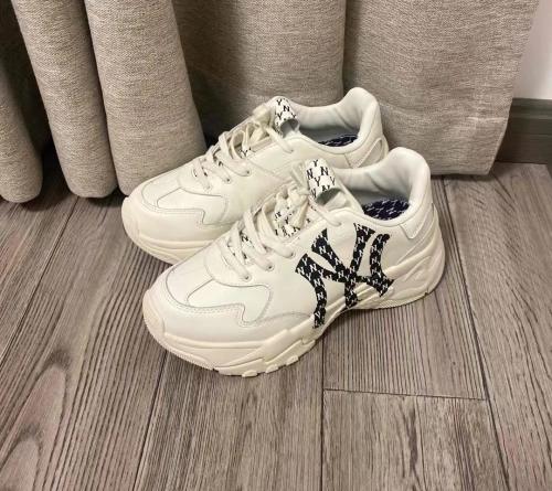 Giày MLB Chunky Liner Yankees Monogram 'White  32SHCMQ11  review 